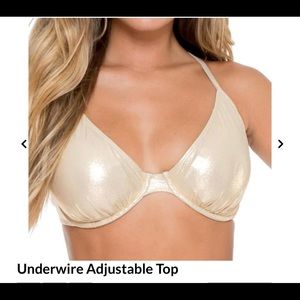 Luli Fama underwire adjustable bikini top. Size DD